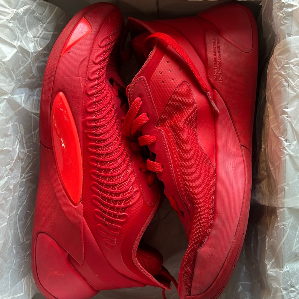 Jordan Luka 1 red sneakers